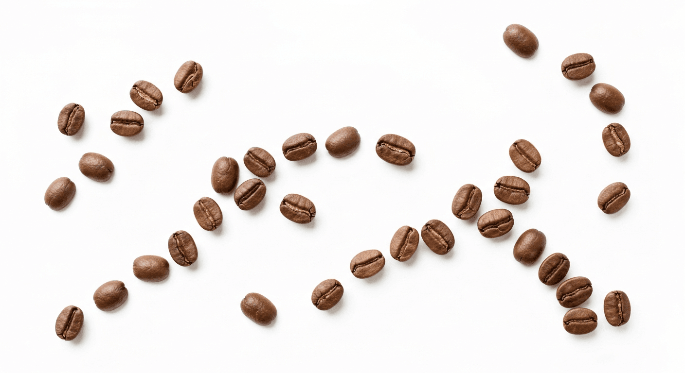 Coffee beans pattern